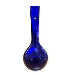 Vintage Cobalt Blue Glass Vase